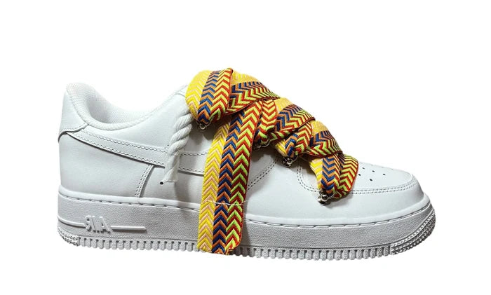 Nike Air Force 1 White /Yellow/Orange/Red Lanvin Rope NIKE Air Force 1