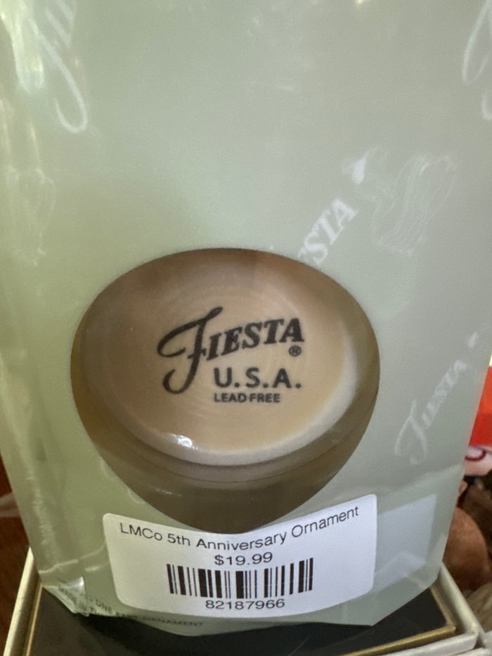 Fiesta Ornament 5th Anniversary Laurel Miss. Mercantile 2021