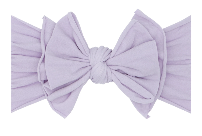 Light Orchid Fab Soft Nylon Bow Headband