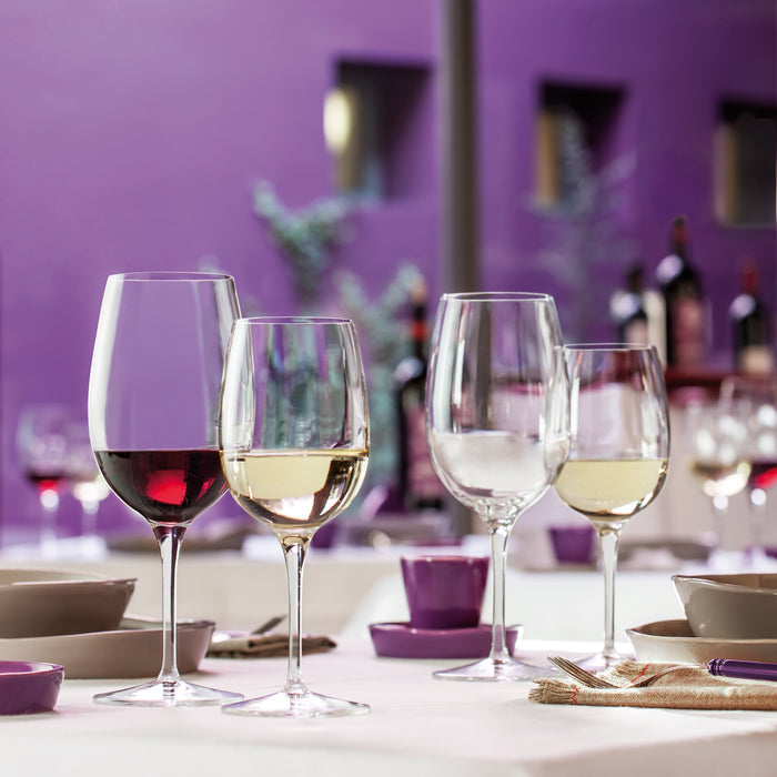Italian Premium Big Red Wine Glasses | 20oz | Palace | Set of 6 - Luigi Bormioli USA