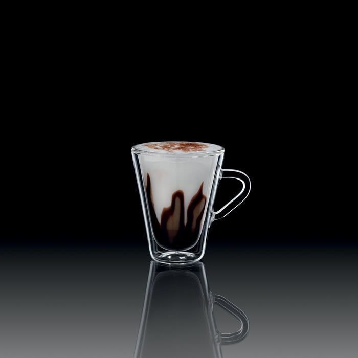 Espressino Double Wall Glasses | 3.5oz | Thermic | Set of 2 - Luigi Bormioli USA