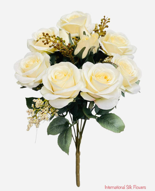 18.5'' Rose/Rose Bud/ Heather Bush ( 23653-Beige ) TY1305