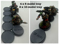 32mm Movement Tray Set – 5 & 10 Model Unit Trays – UK Delivery