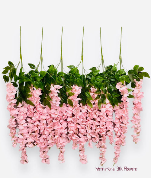 42'' Hanging Wisteria ( INT1226-#2 Baby Pink )