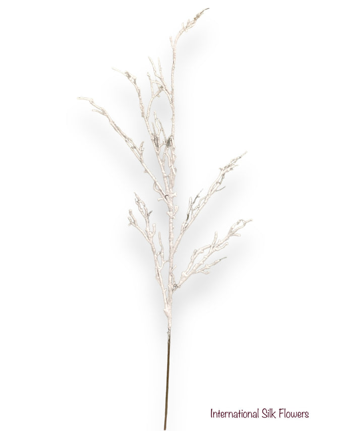 48'' SNOWED TWIG SPRAY ( XFI347-BR/WH )