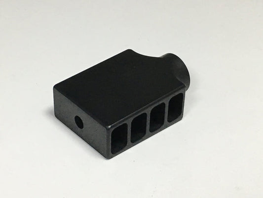 4AW Muzzle Brake 4 Port Big Barrel  (28mm x 1.5mm thread)