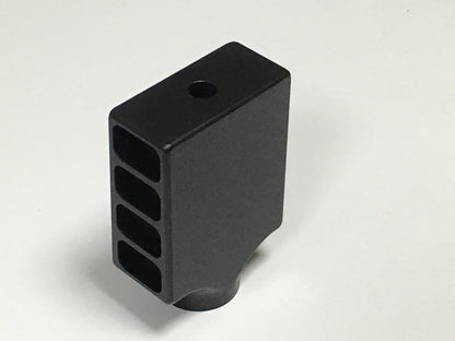 4AW Muzzle Brake 4 Port Big Barrel  (28mm x 1.5mm thread)