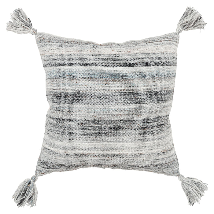 AAGAARD GRAY MOTTLED CONTEMPORARY THROW PILLOW
