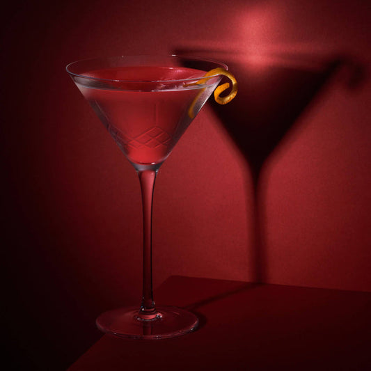 Admiral™ Vintage Style Crystal Martini Glass