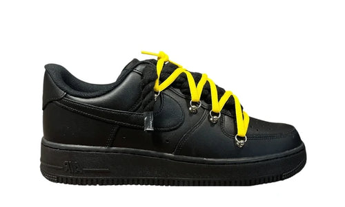 Nike Air force 1 Double Rope Laces Black Yellow NIKE Air Force 1