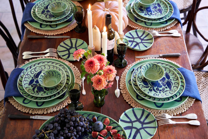 Amalfi Pasta Bowl Green - 9.1" Diameter