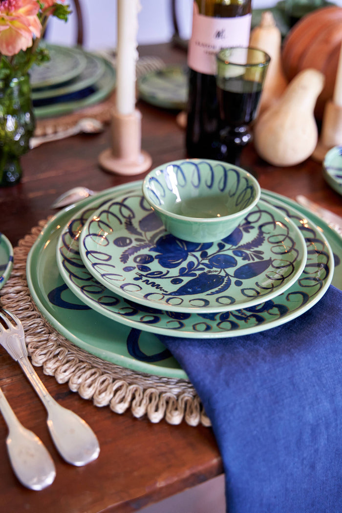 Amalfi Pasta Bowl Green - 9.1" Diameter
