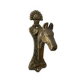 Antiqued Brass Horse Head Door Knocker Vintage Home Accents