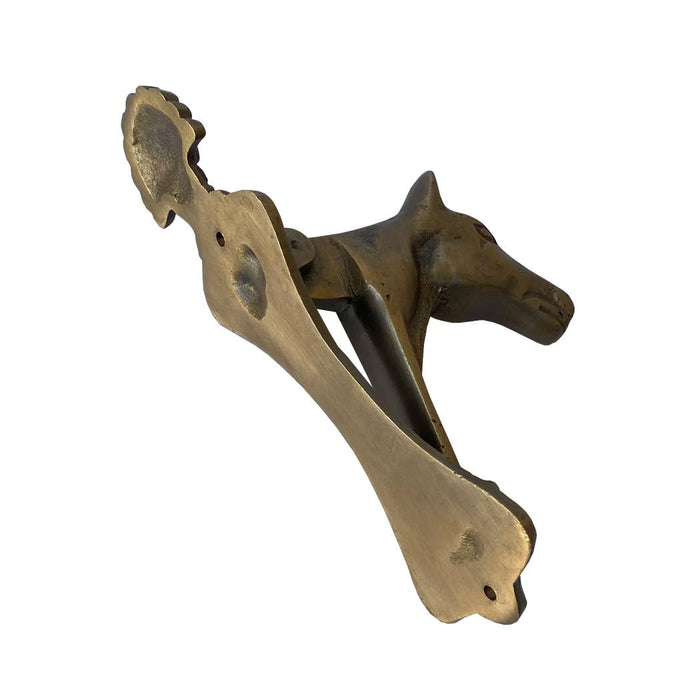 Antiqued Brass Horse Head Door Knocker Vintage Home Accents