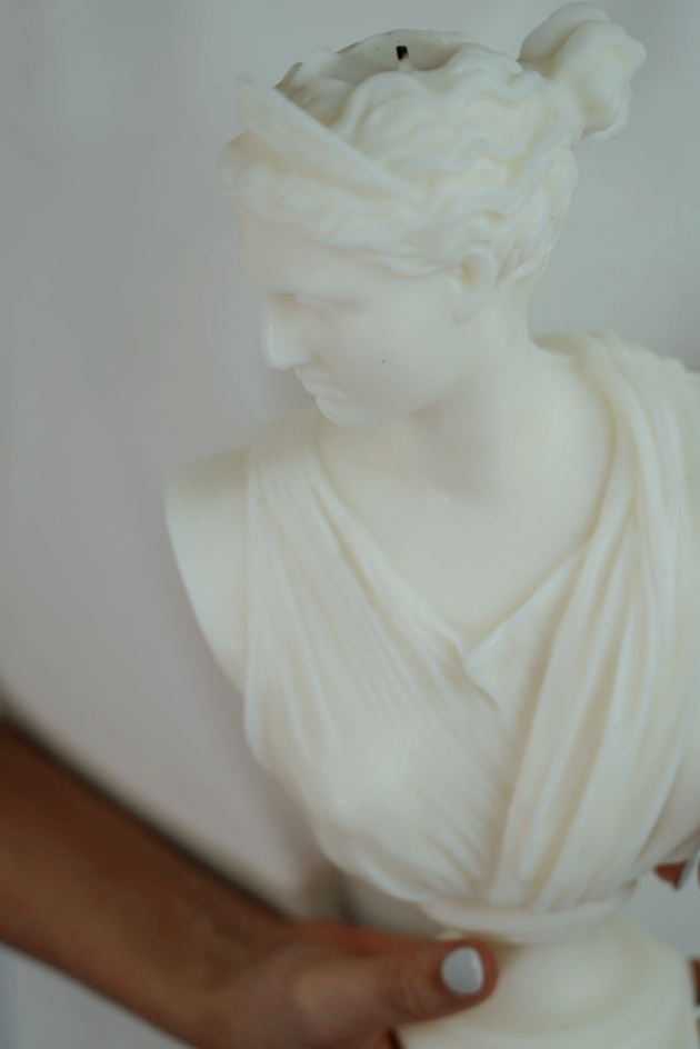 Artemis Bust Candle