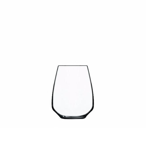 Italian Premium Riesling Stemless Wine Glasses | 14oz | Atelier | Set of 6 - Luigi Bormioli USA