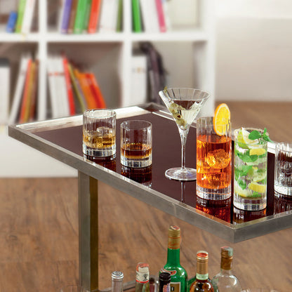 Italian Premium Retro Highball Glasses | 16.25oz | Bach | Set of 4 - Luigi Bormioli USA