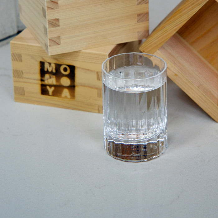 Italian Premium Retro Shot Glasses | 2.25oz | Bach | Set of 4 - Luigi Bormioli USA