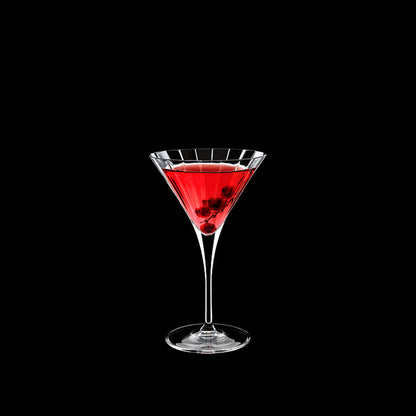 Italian Premium Retro Martini Glasses | 8.25oz | Bach | Set of 4 - Luigi Bormioli USA