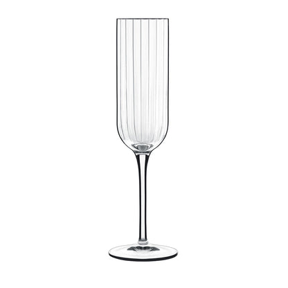 Italian Premium Retro Champagne Glasses | 7oz | Bach | Set of 4 - Luigi Bormioli USA
