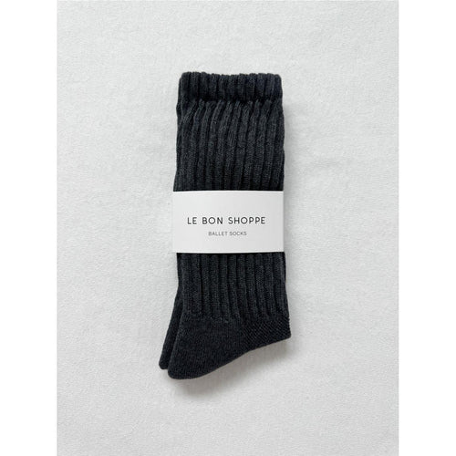 Ballet Socks | Charcoal