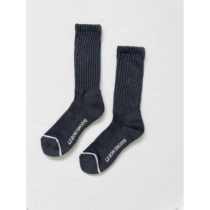 Ballet Socks | Charcoal
