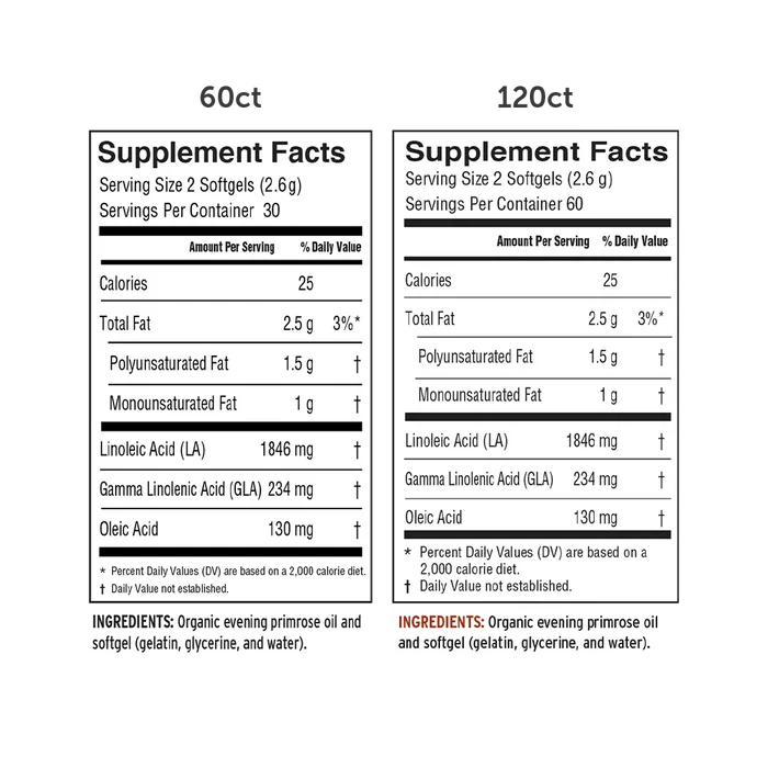 Barlean's Evening Primrose Oil Softgels 2