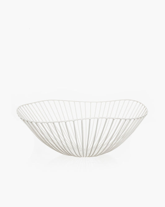 Basket White Cesira