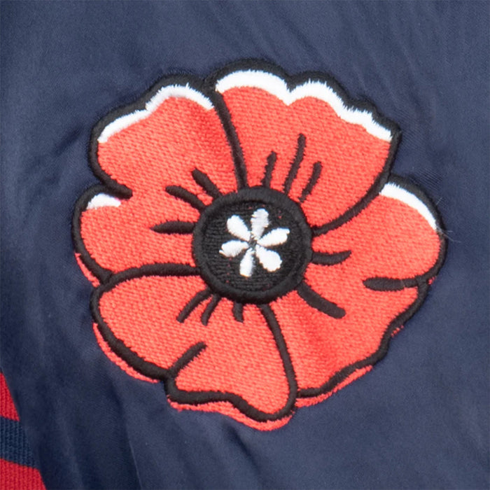 [ Bay FC ] Navy Satin Poppy Jacket