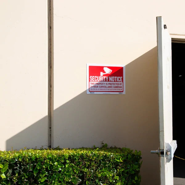 BAZIC 9" X 12" No Trespassing Sign Sold in 24 Units