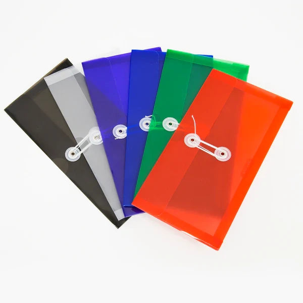 BAZIC Coupon/Check Size Poly String Envelope (3/Pack) Sold in 24 Units