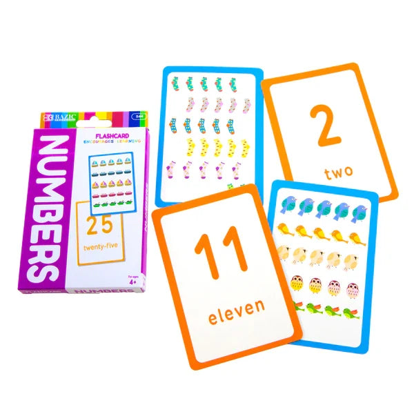 BAZIC Numbers Flash Cards (36/Pack Sold in 24 Units