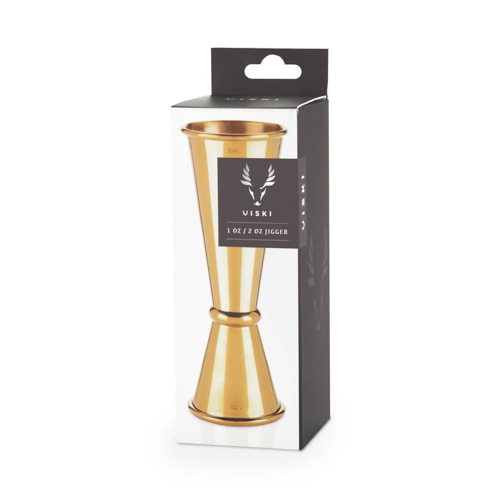 Belmont™ Large Gold Plated Japanese Style Makoto Jigger