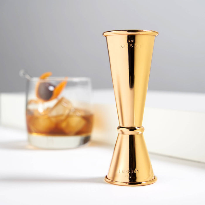 Belmont™ Large Gold Plated Japanese Style Makoto Jigger