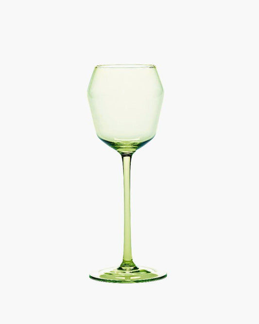 Billie Green Wine Glass