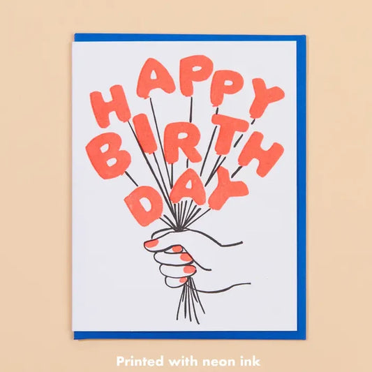 Birthday Balloons Card
