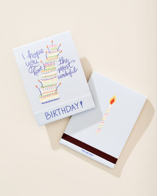 Birthday Card Matchbook