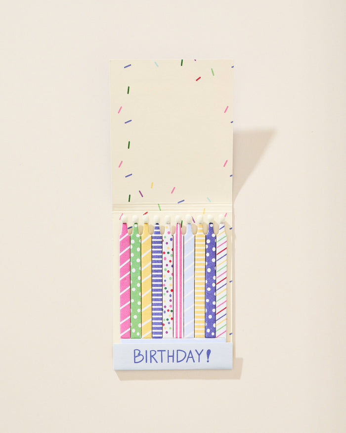 Birthday Card Matchbook