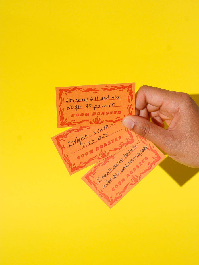 Boom Roasted Letterpress Card Pack