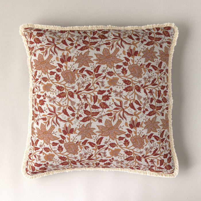 Botanical Block Print Pillow