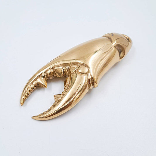 Bottle Opener Crab Claws - Solid Brass