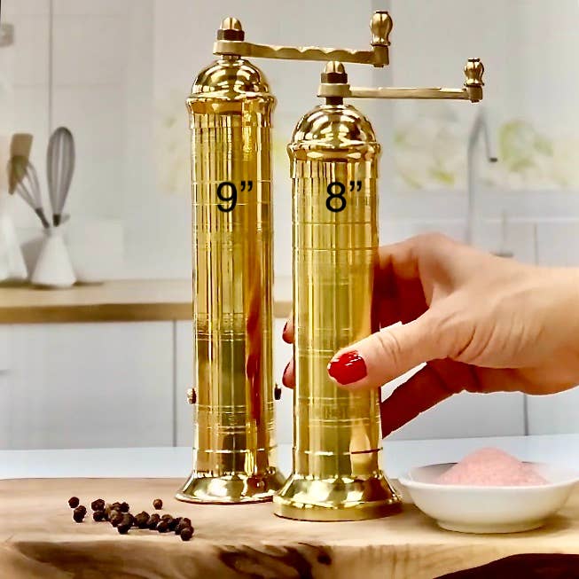 Brass Mill Pepper Grinder
