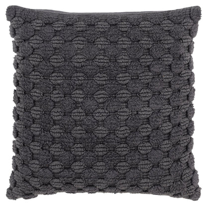 BUHL GREY STRIPE PATTERNED SOLID MODERN INDUSTRIAL THROW PILLOW