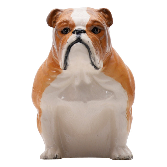 Bulldog Seated dog sculpture