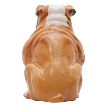 Bulldog Seated dog sculpture