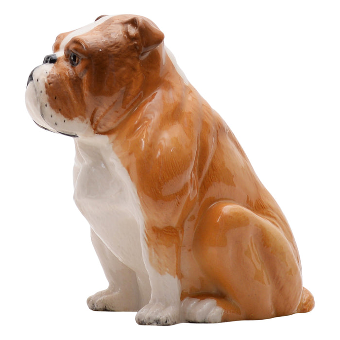 Bulldog Seated dog sculpture