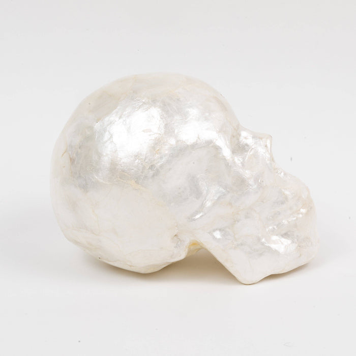 Capiz skull, pearl