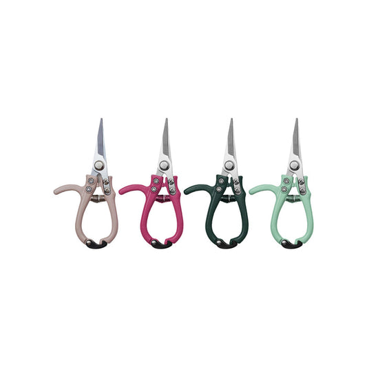 Carbon Steel Garden Pruning Shears with Enameled Handle, 4 Colors