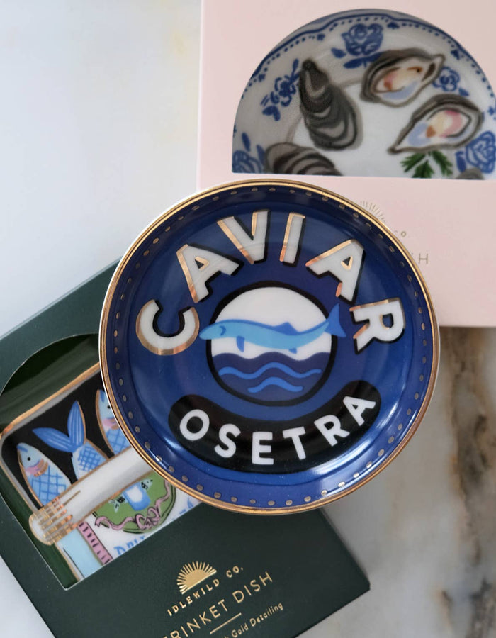 Caviar Porcelain Trinket Dish
