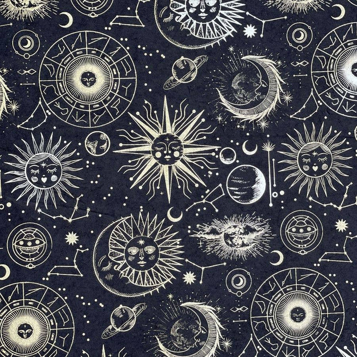 Celestial Wrapping Paper Sheet